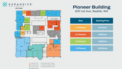 600 1st Ave, Seattle, WA for lease Floor Plan- Image 1 of 4