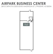 2810 S 24th St, Phoenix, AZ for lease Floor Plan- Image 1 of 1