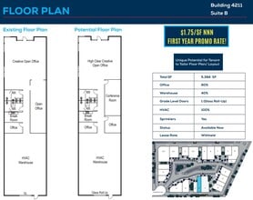 4211 Ponderosa Ave, San Diego, CA for lease Floor Plan- Image 1 of 1
