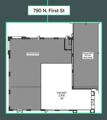 784-790 1st St, Gilroy, CA for lease Floor Plan- Image 1 of 1