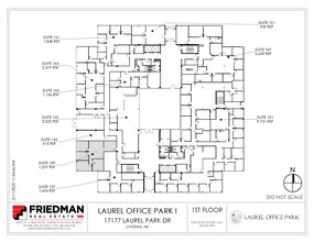 17177 N Laurel Park Dr, Livonia, MI for lease Floor Plan- Image 2 of 2
