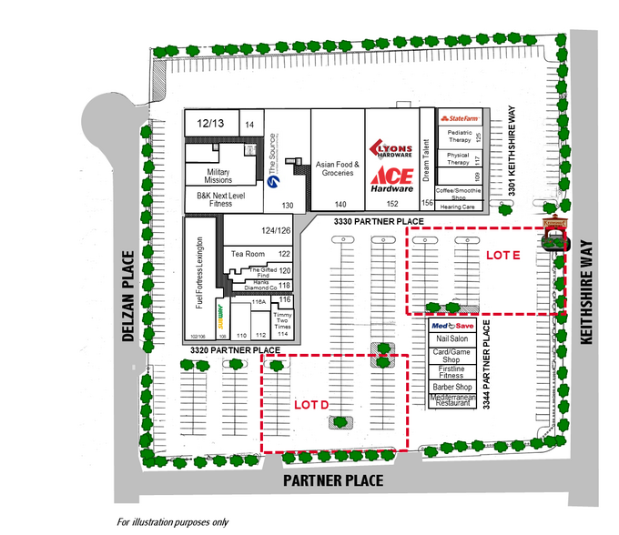 3330 Partner Pl, Lexington, KY for lease - Site Plan - Image 3 of 15