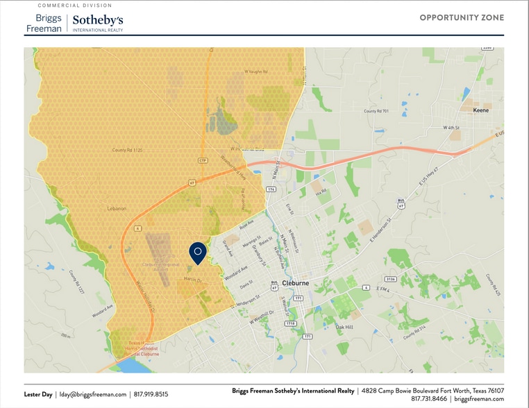 1300 Harlin Dr, Cleburne, TX for sale - Building Photo - Image 3 of 6
