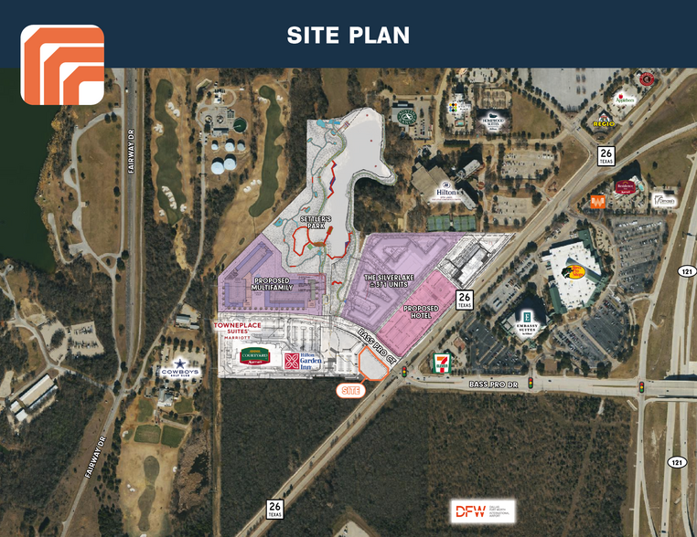 2250 Bass Pro Ct, Grapevine, TX for sale - Site Plan - Image 2 of 2