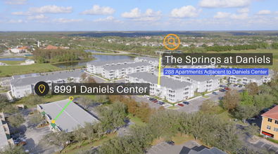 8991 Daniels Center Dr, Fort Myers, FL - aerial  map view