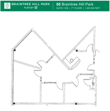 50 Braintree Hill Office Park, Braintree, MA for lease Floor Plan- Image 1 of 1