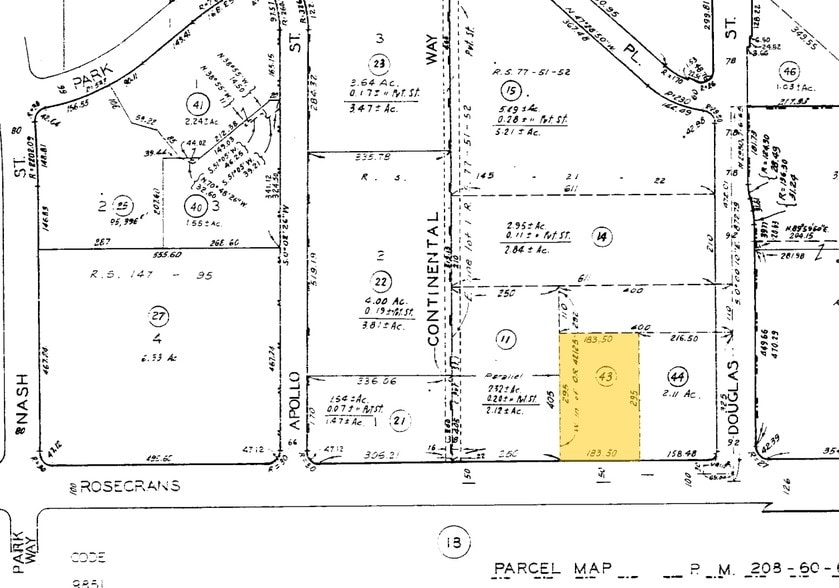 2221 Rosecrans Ave, El Segundo, CA for lease - Plat Map - Image 2 of 35