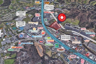 161 E Wears Valley Rd, Pigeon Forge, TN - AERIAL  map view - Image1