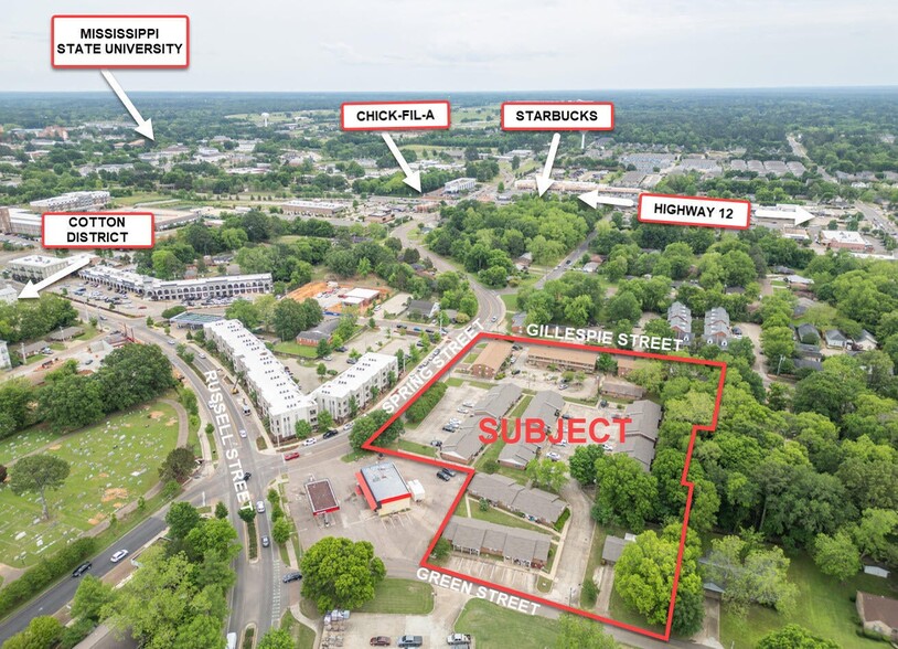 3.7acres and 161,172 SF Gillespie St portfolio of 6 properties for sale on LoopNet.com - Aerial - Image 1 of 23