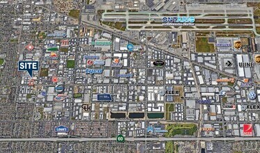 821 E Francis St, Ontario, CA - AERIAL  map view