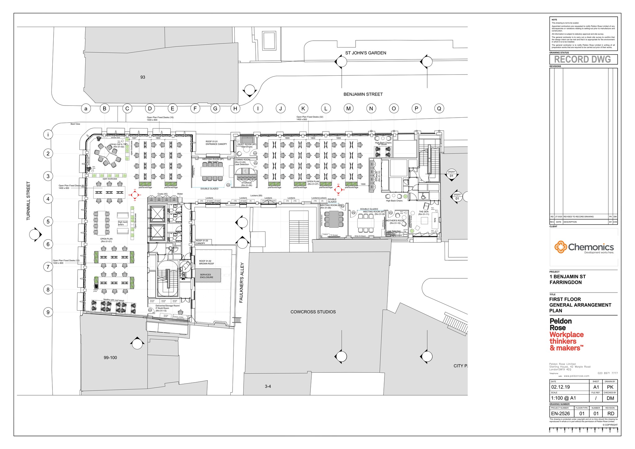 1 Benjamin St, London for lease Site Plan- Image 1 of 1