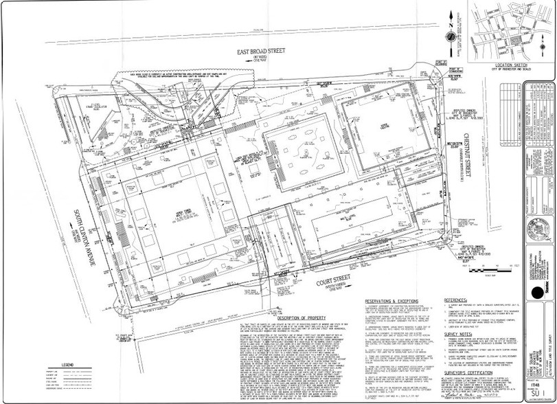 100-140 S Clinton Ave, Rochester, NY for sale - Plat Map - Image 1 of 1