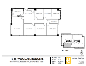 1845 Woodall Rodgers Fwy, Dallas, TX for lease Floor Plan- Image 1 of 1