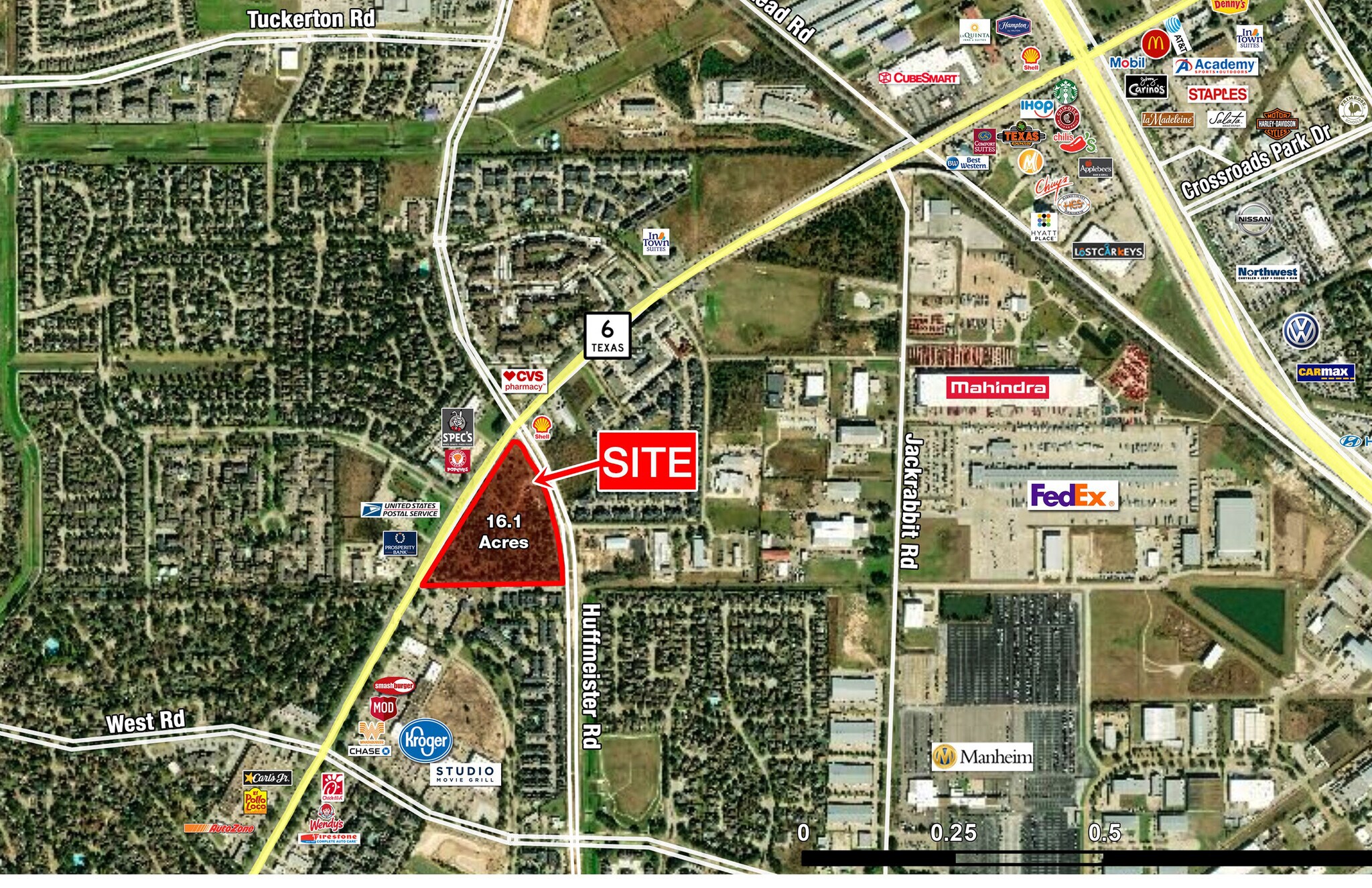 SWC Hwy 6 & Huffmeister Rd, Houston, TX for sale Building Photo- Image 1 of 1