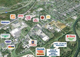 2401-2501 W State St, Olean, NY - AERIAL  map view