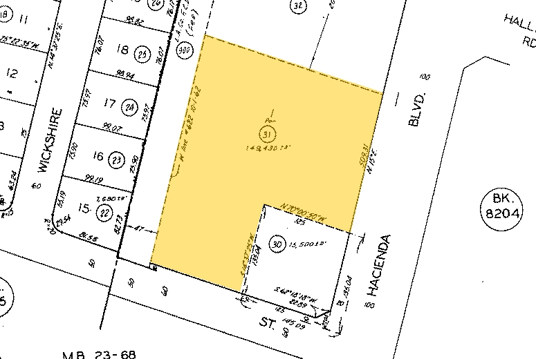 2025-2047 S Hacienda Blvd, Hacienda Heights, CA for lease - Plat Map - Image 2 of 2