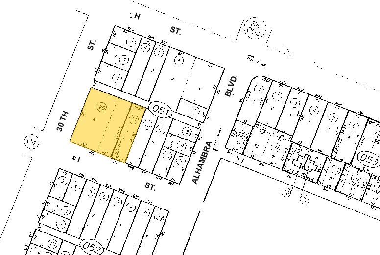 3001 I St, Sacramento, CA for lease - Plat Map - Image 2 of 4