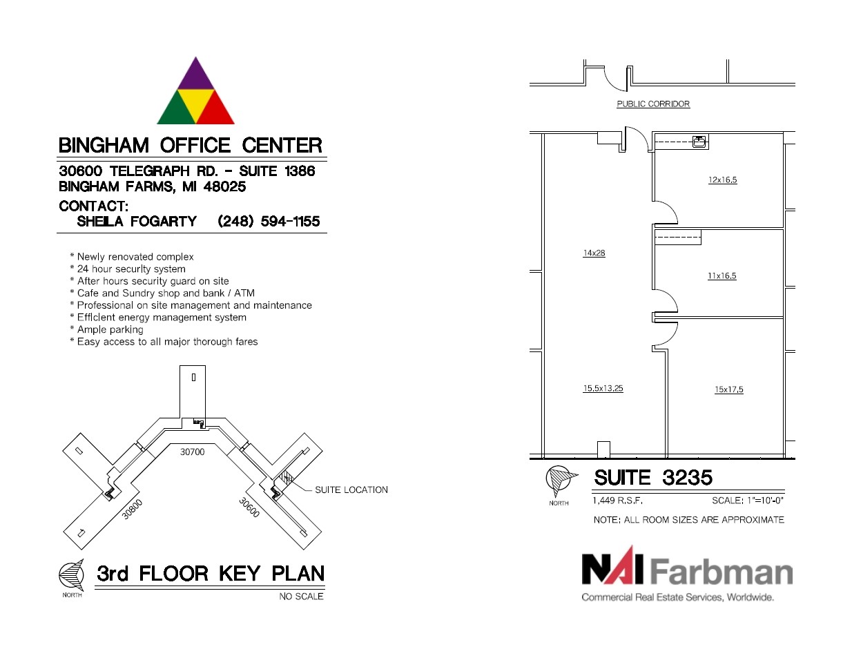 30600-30700 - 30800 Telegraph Rd, Bingham Farms, MI for lease Floor Plan- Image 1 of 1