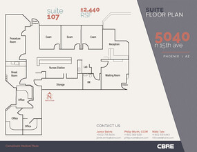 5040 N 15th Ave, Phoenix, AZ for lease Floor Plan- Image 1 of 1