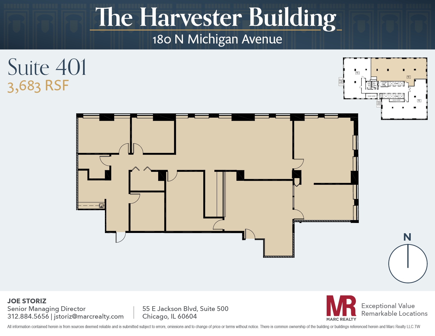 180 N Michigan Ave, Chicago, IL for lease Floor Plan- Image 1 of 1