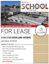 2130-2150 Highland Ave, Las Vegas, NV for lease Building Photo- Image 1 of 5