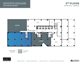 1100 Wayne Ave, Silver Spring, MD for lease Floor Plan- Image 2 of 2