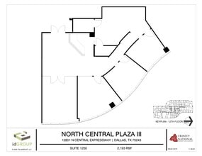 12801 N Central Expy, Dallas, TX for lease Floor Plan- Image 1 of 2