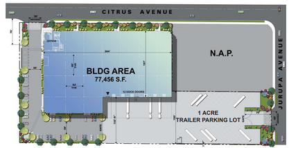 11216 Citrus Ave, Fontana, CA for lease Floor Plan- Image 1 of 1