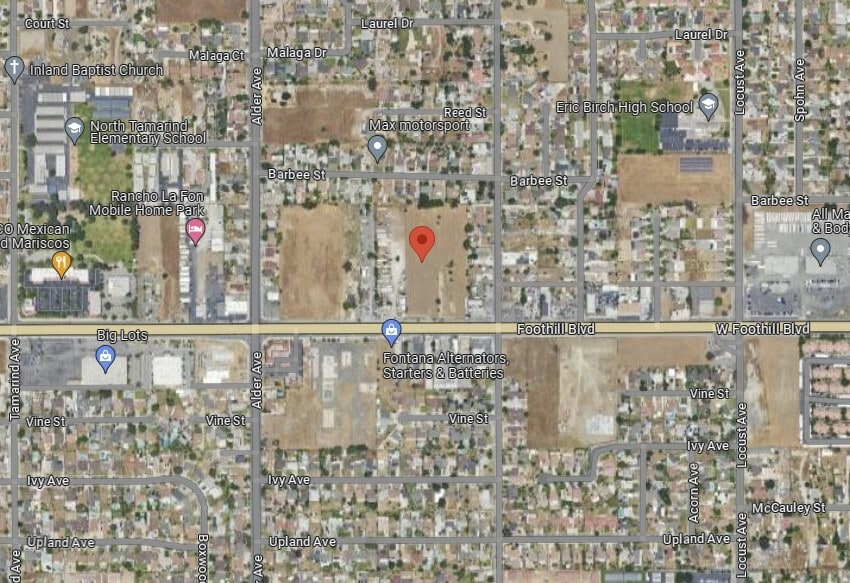 17848 and 17858 Foothill Blvd, Fontana, CA for sale - Building Photo - Image 2 of 5