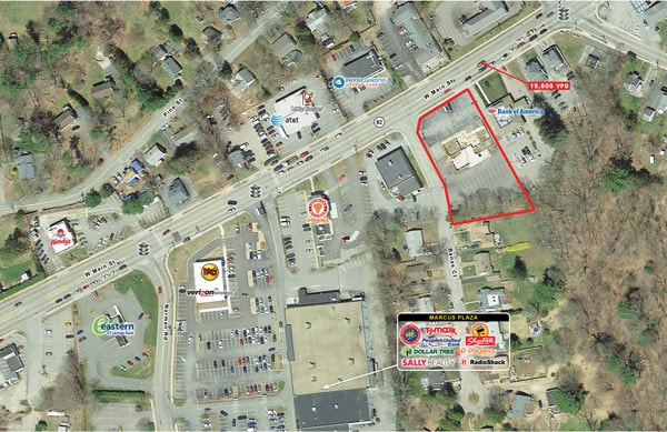 598-W Main St, Norwich, CT for lease Aerial- Image 1 of 3