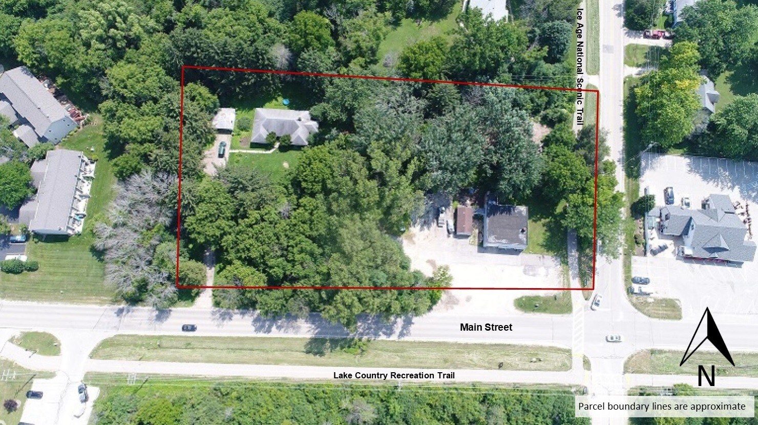 6 Main St, Delafield, WI for sale Aerial- Image 1 of 1