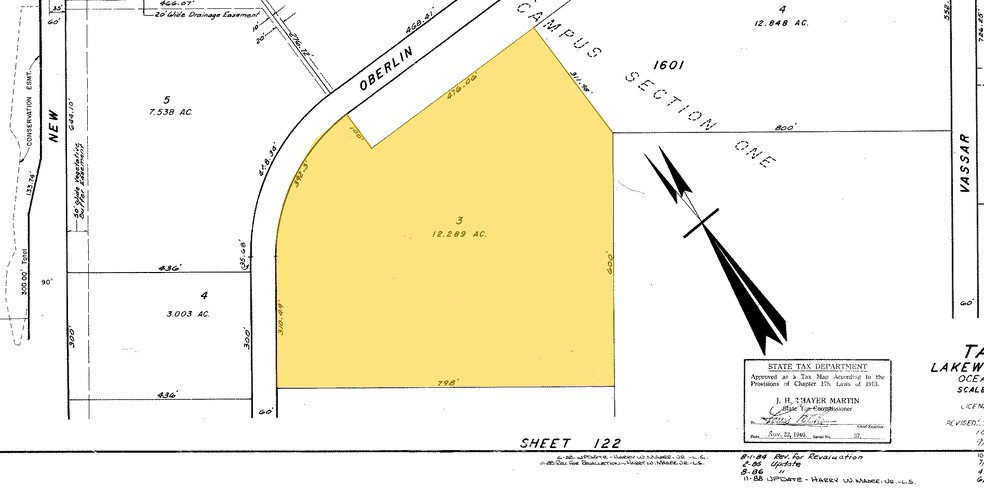 475 Oberlin Ave S, Lakewood, NJ for lease - Plat Map - Image 1 of 1