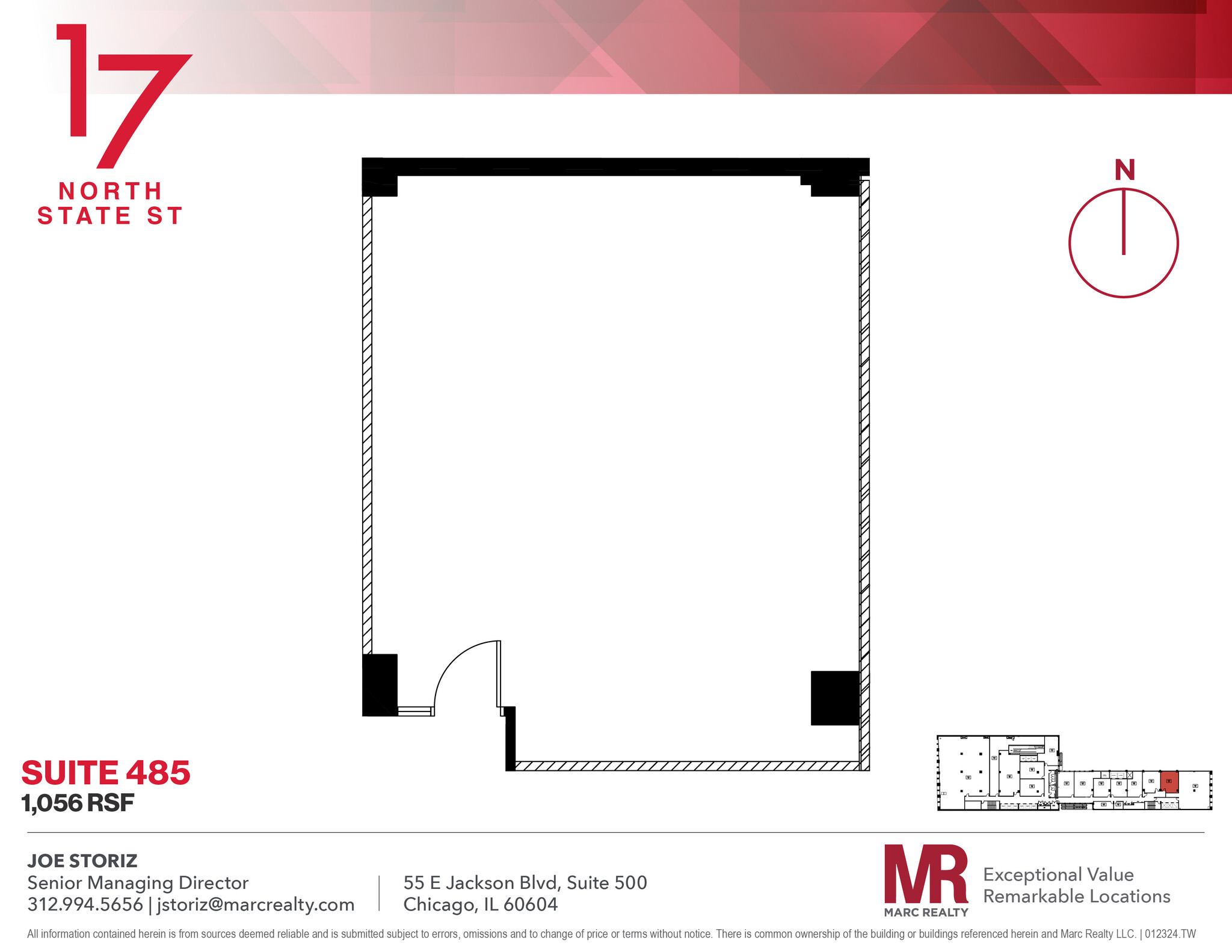 17 N State St, Chicago, IL for lease Floor Plan- Image 1 of 1