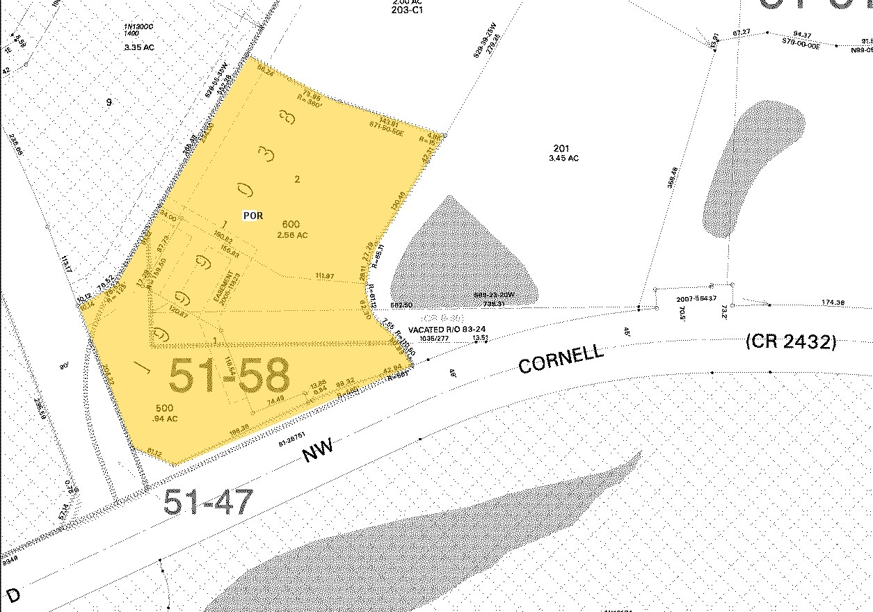 17895 NW Evergreen Pky, Beaverton, OR for sale Plat Map- Image 1 of 1