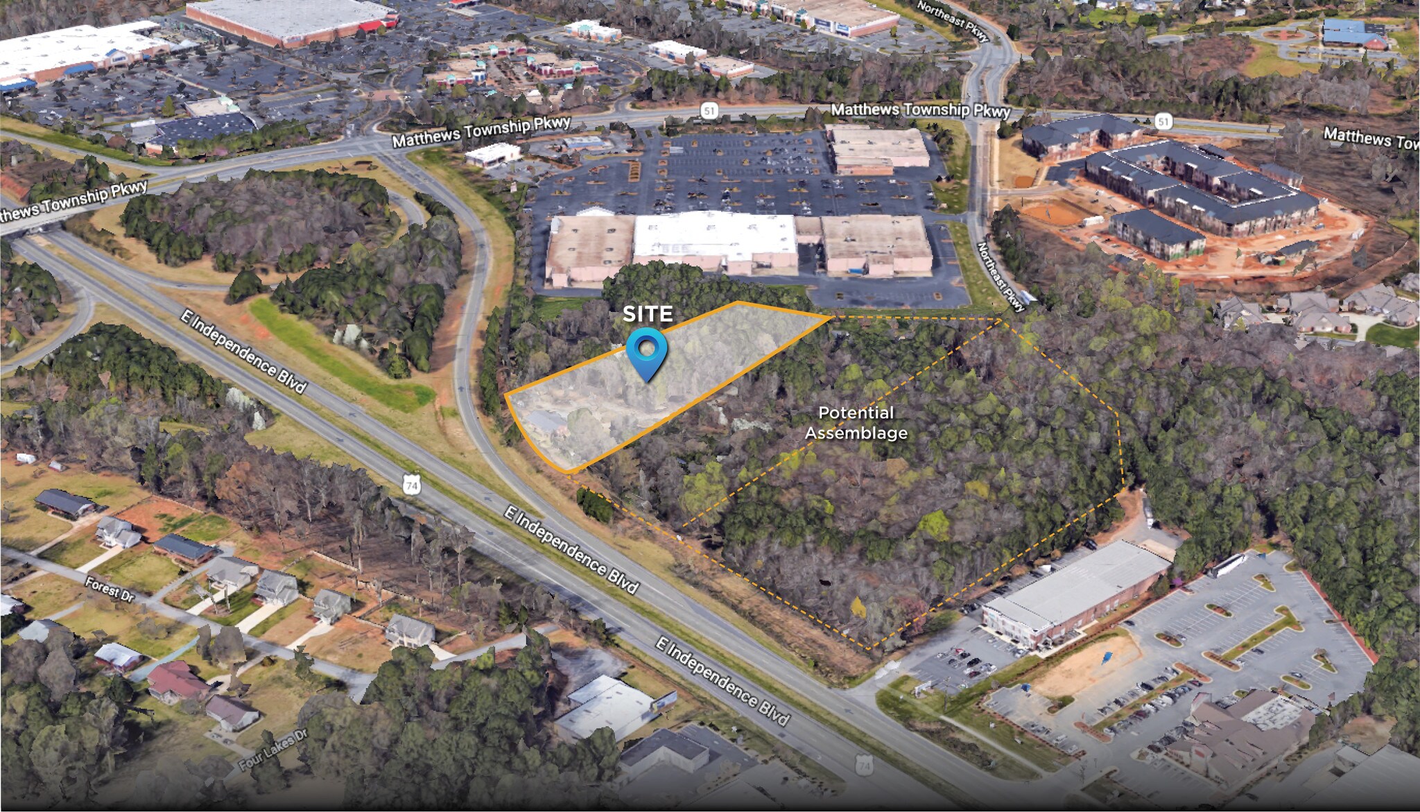 10721 E Independence Blvd, Matthews, NC for sale Primary Photo- Image 1 of 1