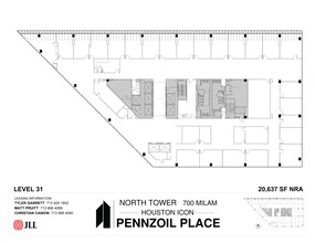 700 Milam St, Houston, TX for lease Floor Plan- Image 1 of 1