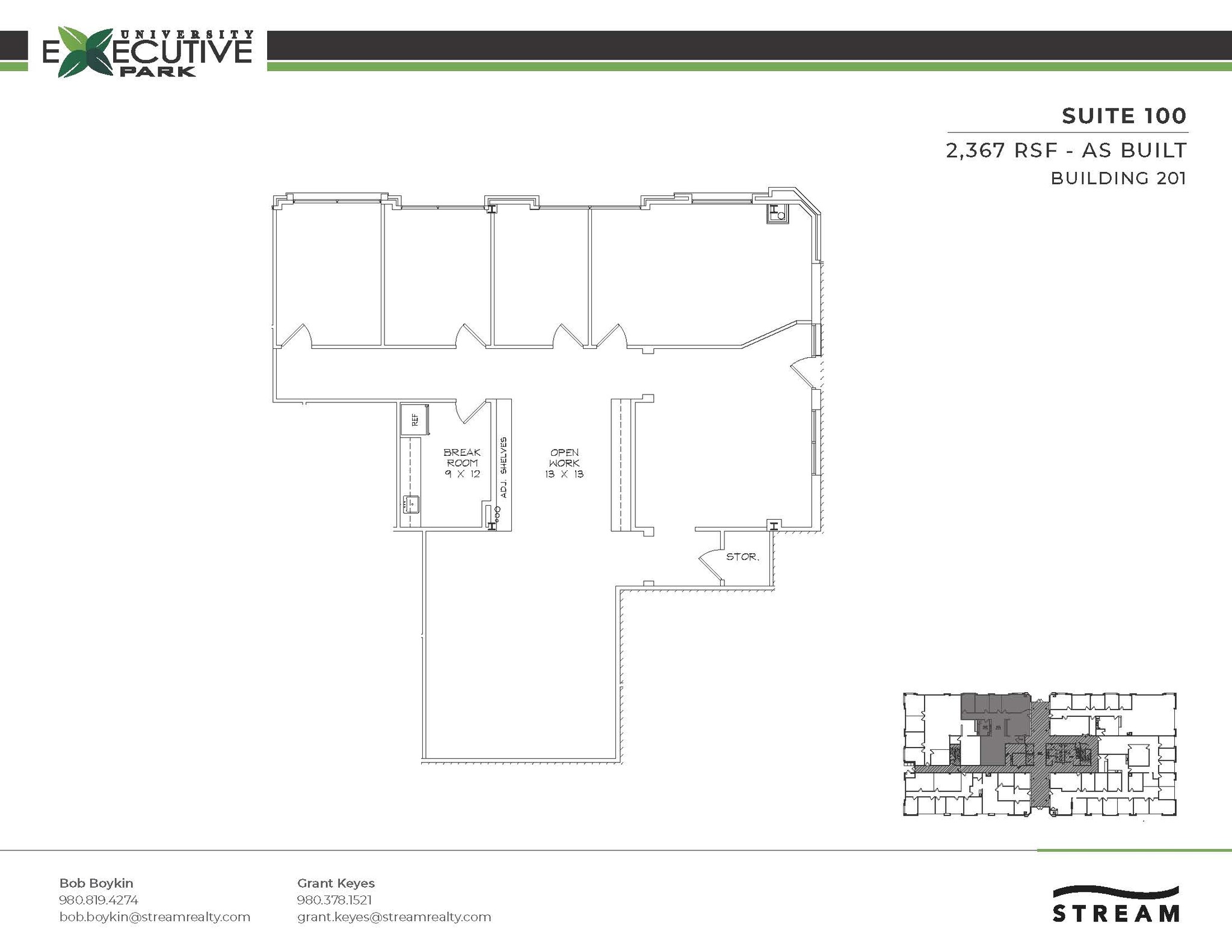 301 McCullough Dr, Charlotte, NC for lease Floor Plan- Image 1 of 1