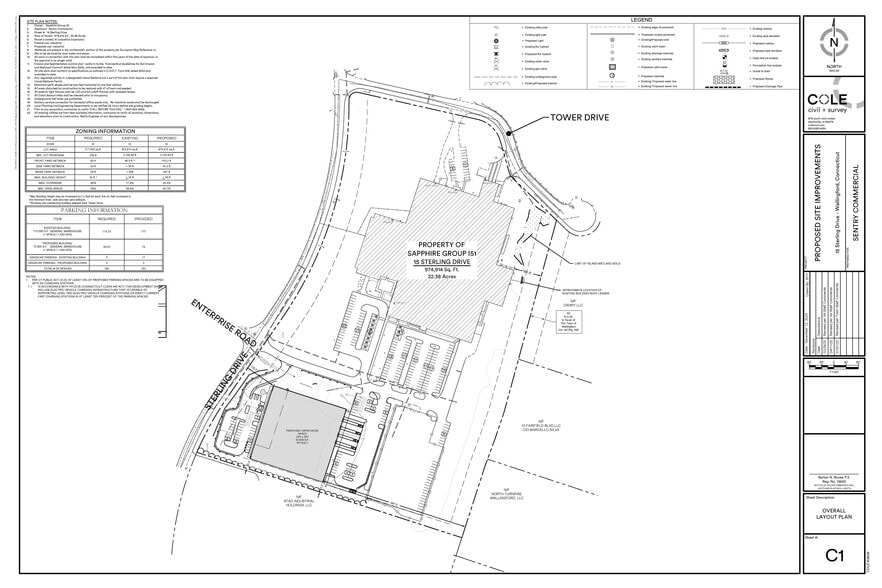 15 Sterling Dr, Wallingford, CT for lease - Site Plan - Image 2 of 3
