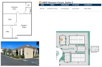 4883 Ronson Ct, San Diego, CA for lease Floor Plan- Image 1 of 1