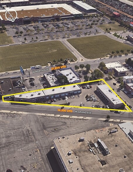 4435 W Grand Ave, Chicago, IL for lease - Aerial - Image 2 of 5