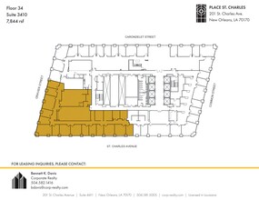 201 St. Charles Ave, New Orleans, LA for lease Site Plan- Image 1 of 1