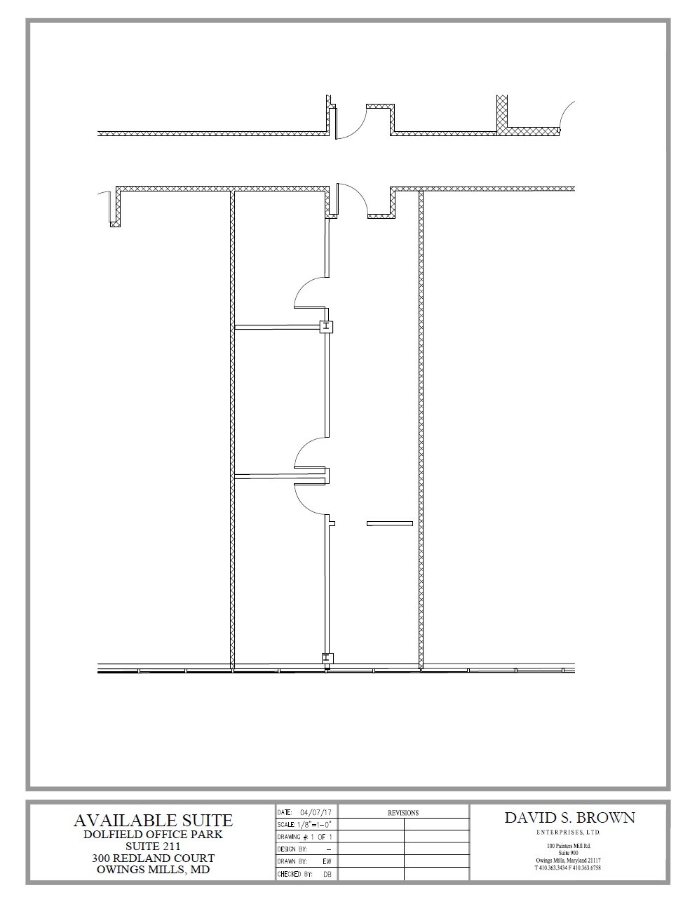 300 Redland Ct, Owings Mills, MD for lease Floor Plan- Image 1 of 1