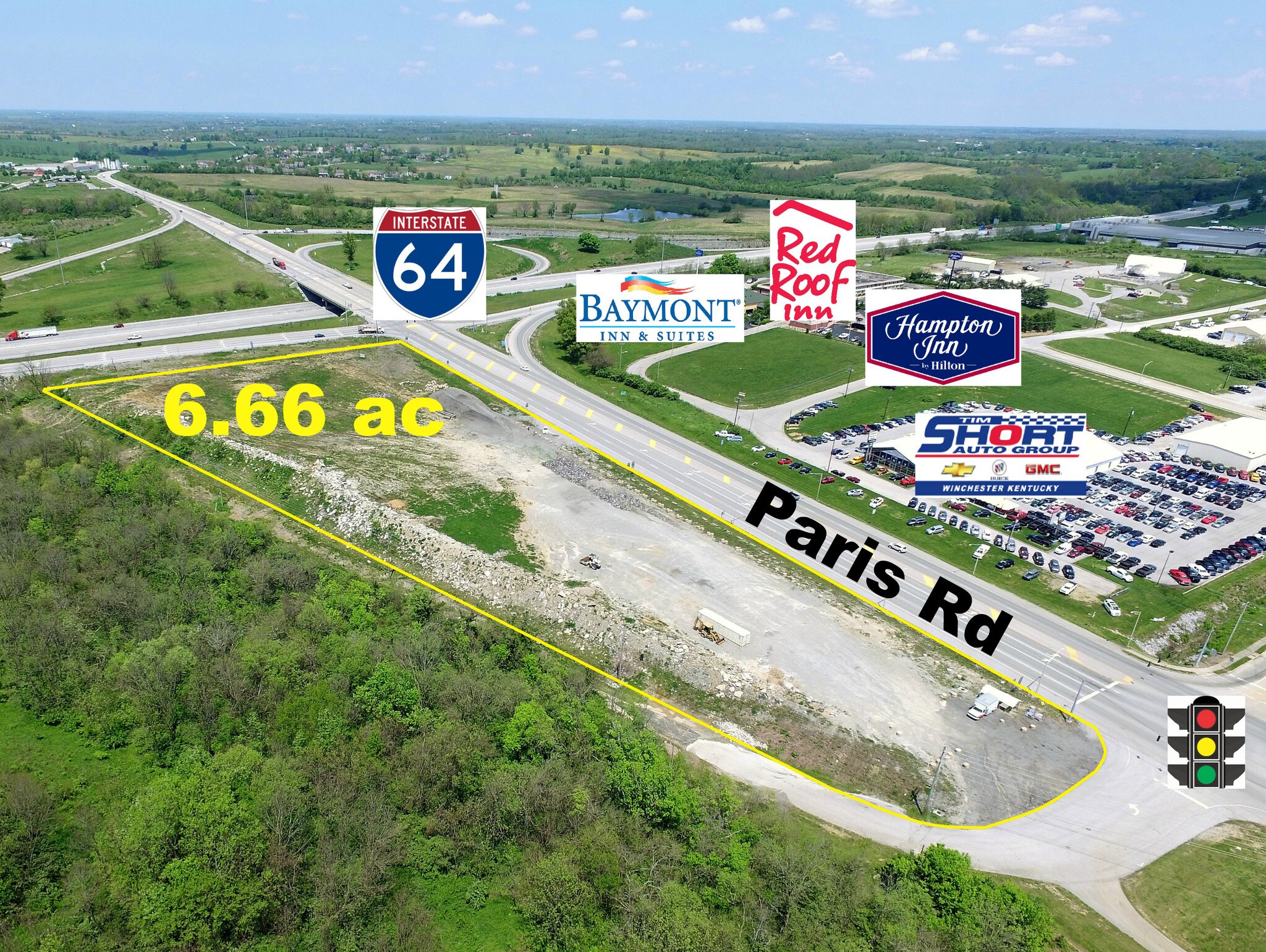 888 N Maple St, Winchester, KY for sale Aerial- Image 1 of 1