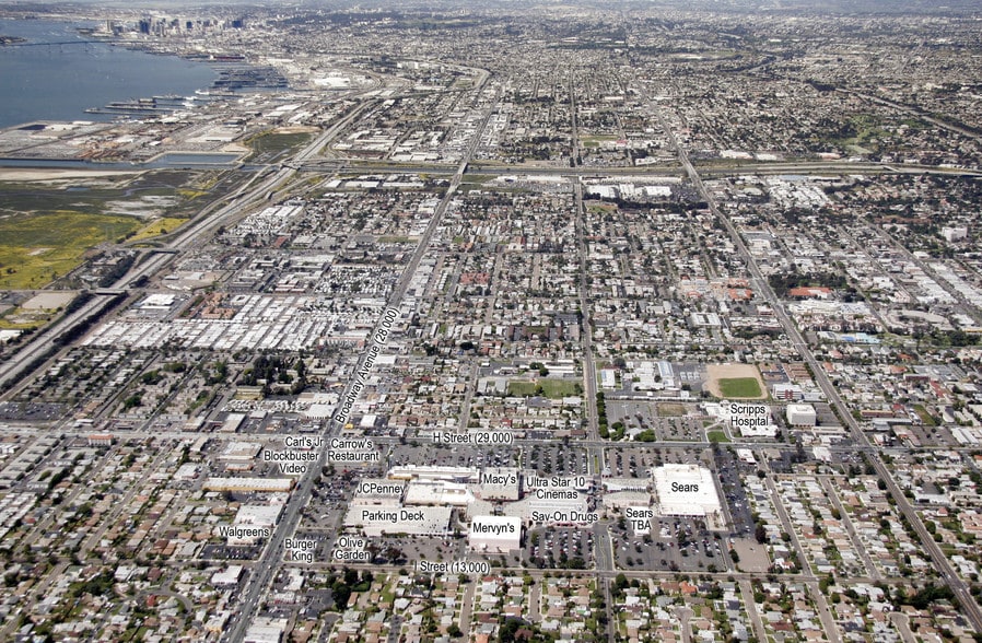 555 Broadway, Chula Vista, CA for lease - Aerial - Image 2 of 2