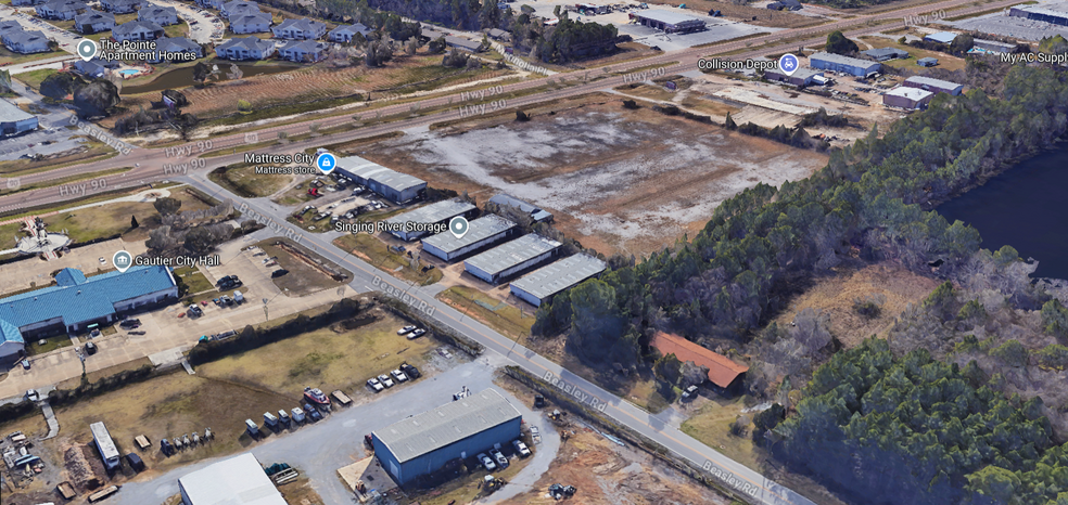 3719 Beasley Rd, Gautier, MS for sale - Aerial - Image 3 of 7