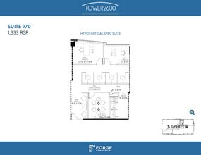 2600 N Central Expy, Richardson, TX for lease Floor Plan- Image 2 of 2