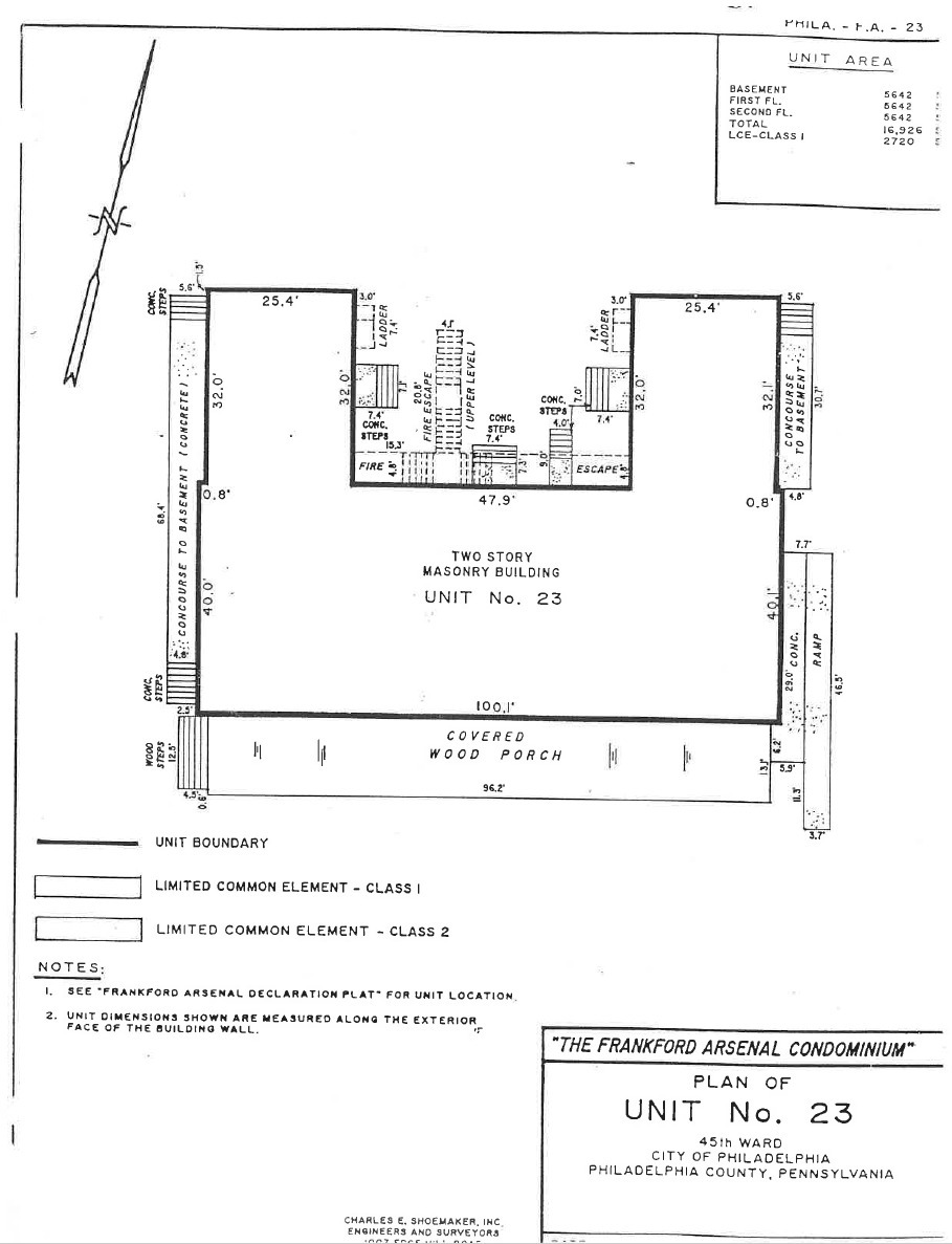 2275 Bridge St- Unit 23-C, Philadelphia, PA for sale Floor Plan- Image 1 of 1