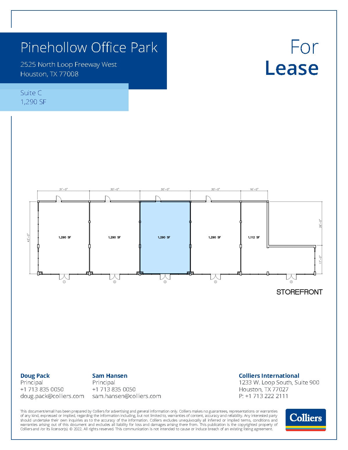 2525 N Loop Fwy W, Houston, TX for lease Floor Plan- Image 1 of 1