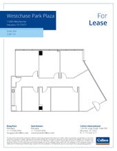 11490 Westheimer Rd, Houston, TX for lease Floor Plan- Image 1 of 1