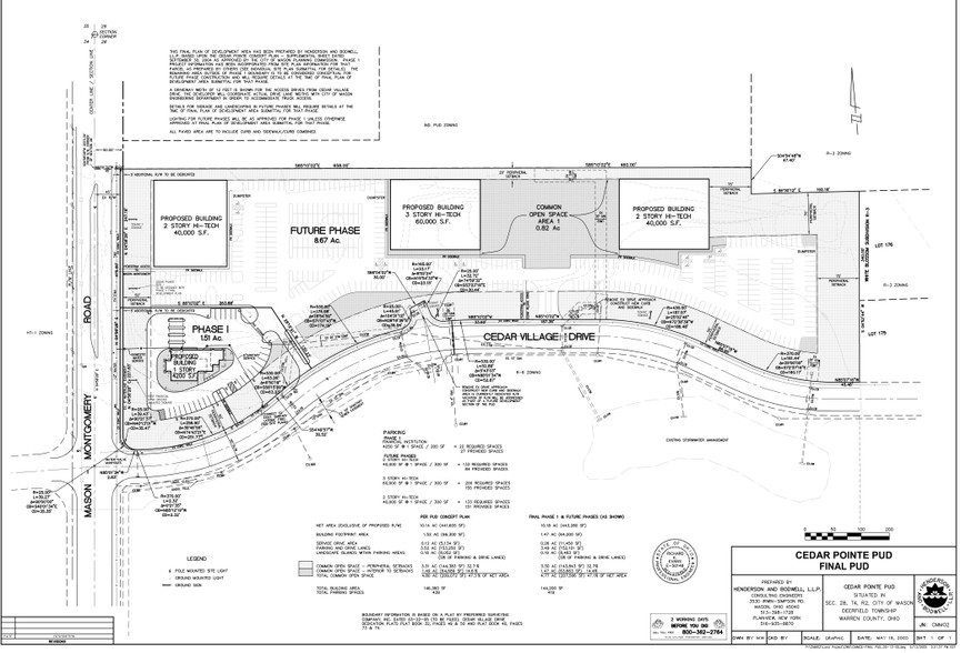 1 Mason-Montgomery Rd, Mason, OH for sale - Plat Map - Image 2 of 2